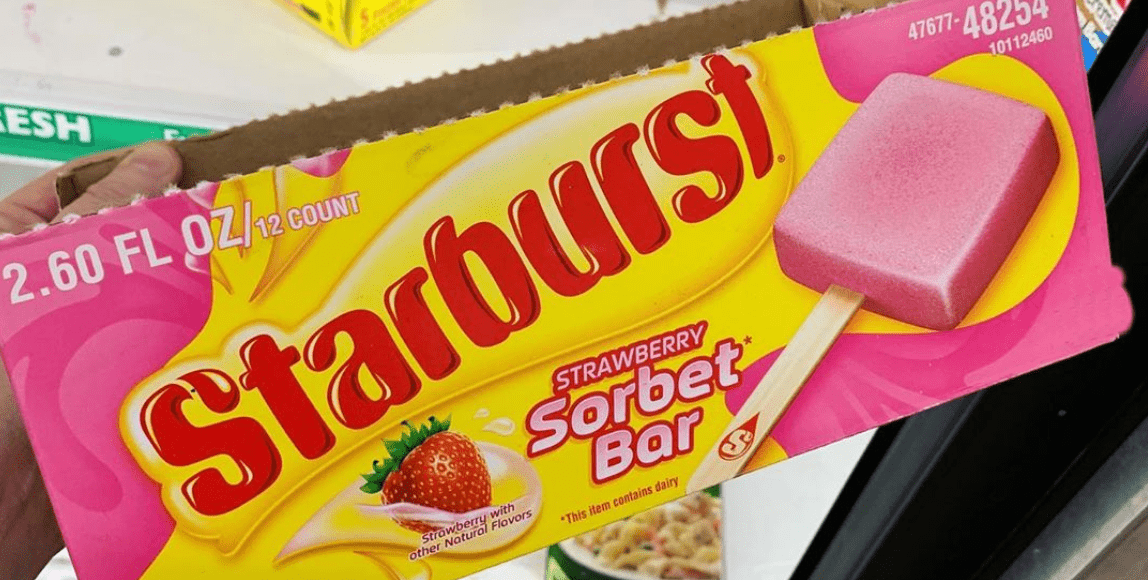 You Can Get Strawberry Flavored Starburst Sorbet Bars And They Sound Amazing