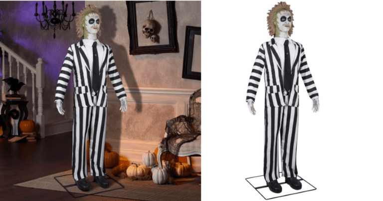 This Life Size Animated Beetlejuice Is The Perfect Way To Say ‘It’s Showtime’ For Halloween