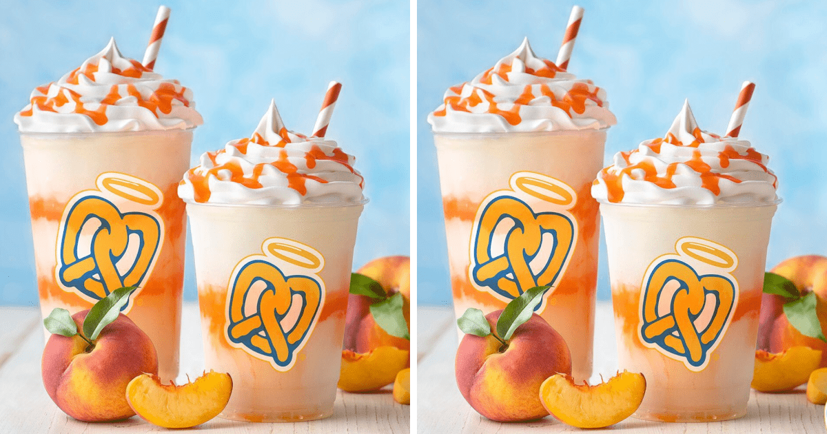 Auntie Anne’s Released A Frozen Peach Lemonade Drink and I’m On My Way