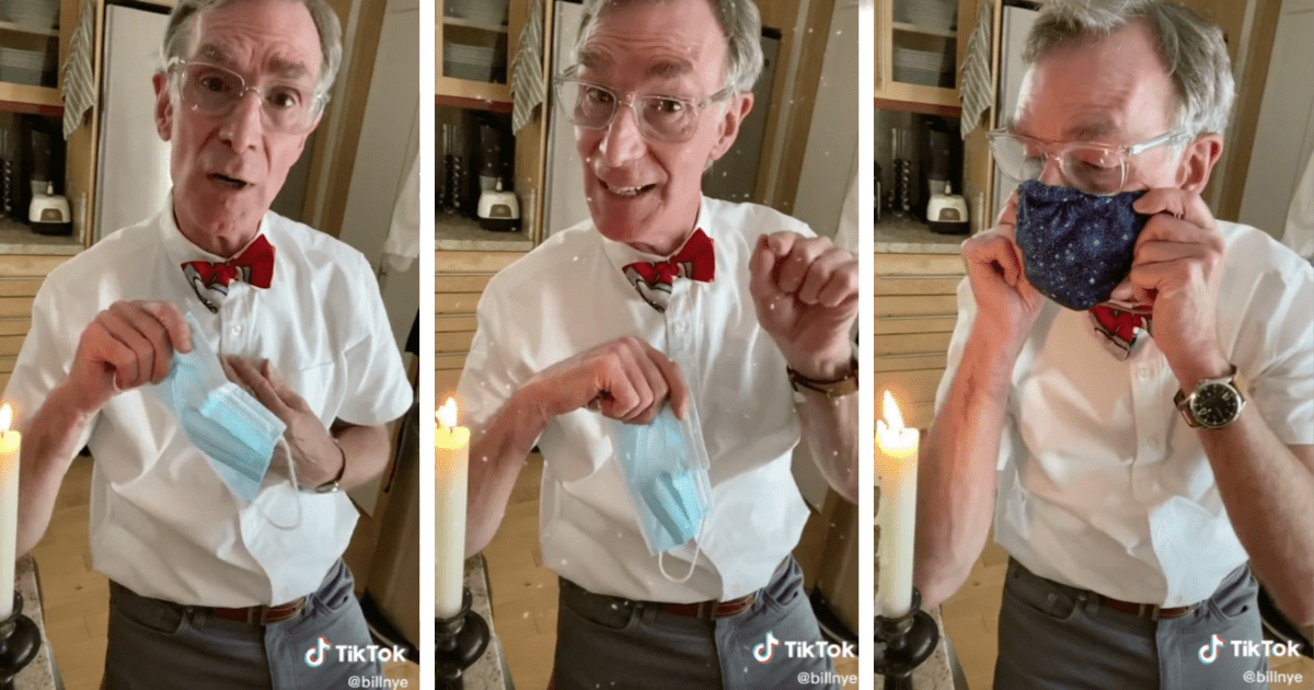 Bill Nye Shares The Reason Why We Should All Be Wearing Face Masks