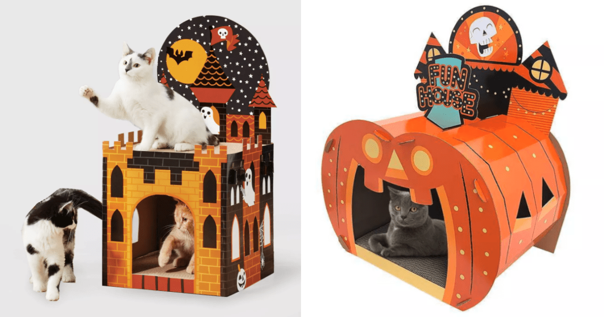 Target Has Halloween Houses For Your Cat and They Are Freakishly Adorable