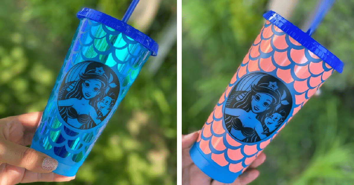 You Can Get A Color Changing Little Mermaid Cup And I Need It In My Life