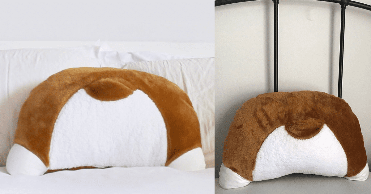 You Can Get A Pillow That Looks Like A Corgi’s Butt And I Need It In My Life