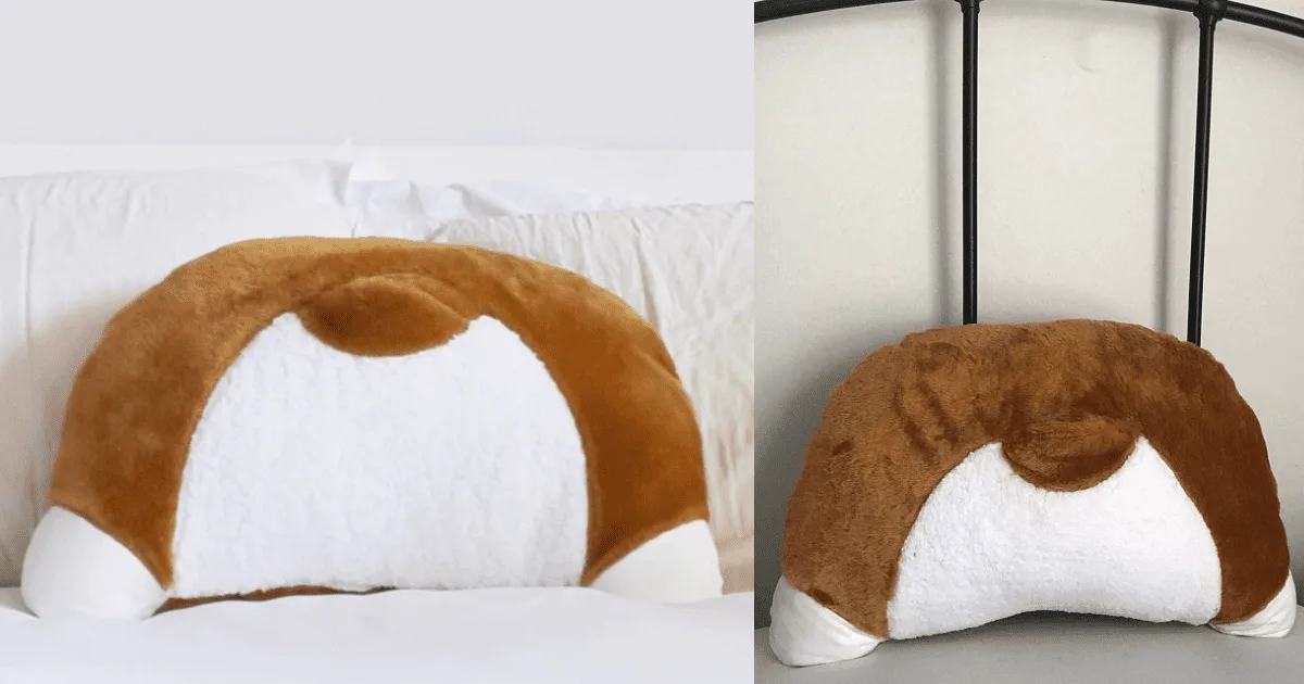 Caramel booty pillow