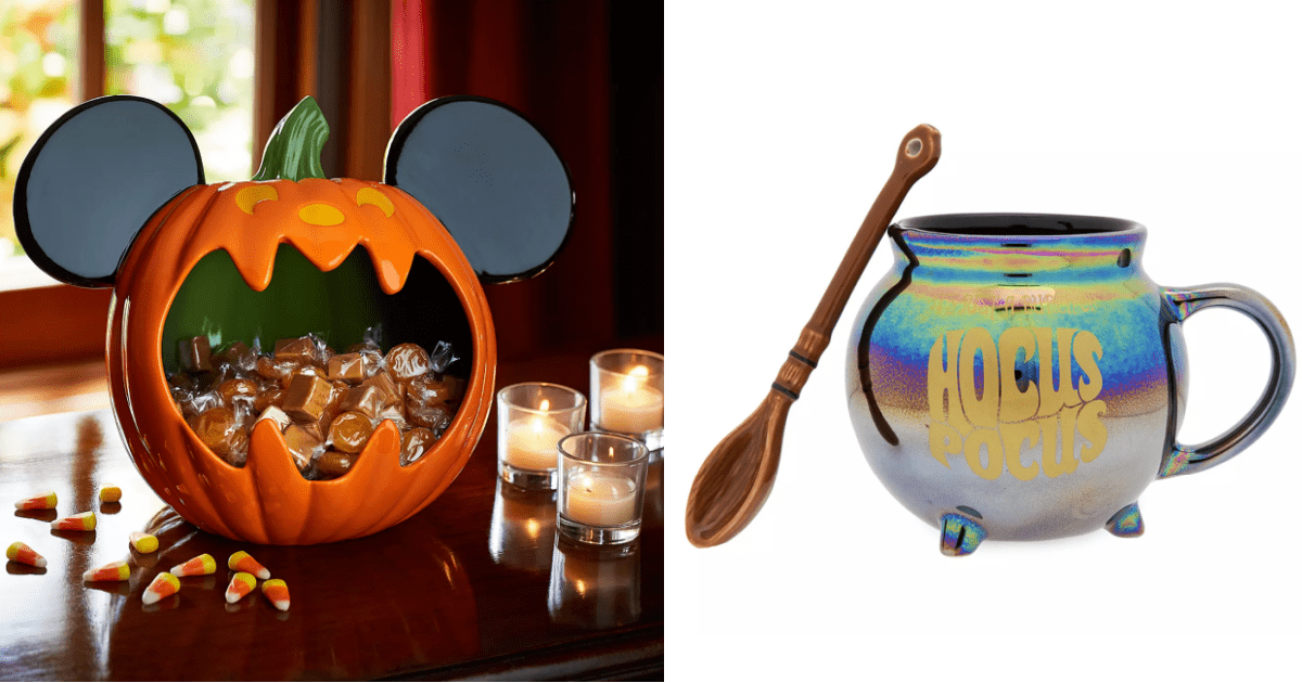The Disney Store Is Selling A Tie-Dye Hocus Pocus Mug Complete With A Stirring Spoon and I Need It In My Life