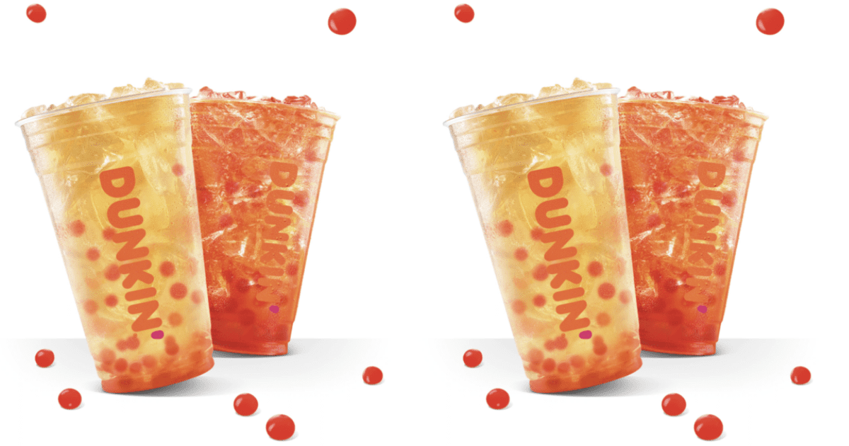 Dunkin’ Is Testing Bubble Teas Filled With Strawberry Poppin’ Bubbles Just In Time For Summer