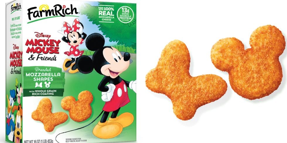 You Can Get Mozzarella Bites Shaped Like Mickey And Minnie Mouse For The Most Magical Snack Ever