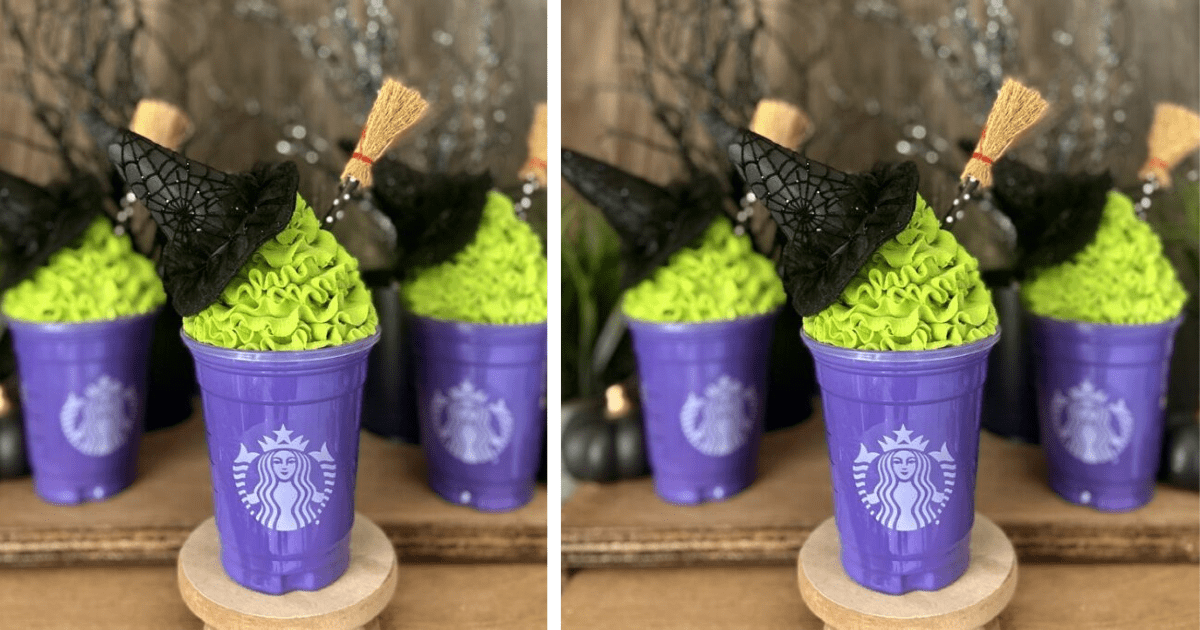This Faux Witches Brew Starbucks Cup Is The Perfect Halloween Decor For The Person Who Loves Coffee
