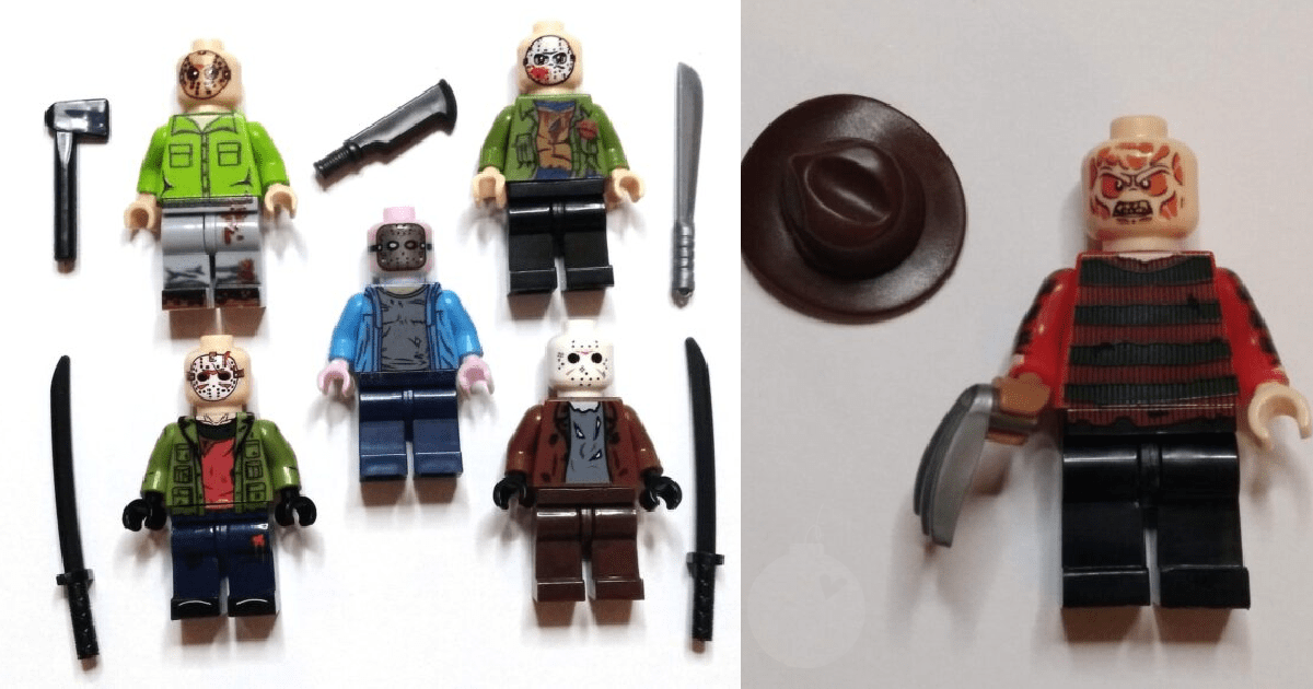 You Can Get Freddy Vs Jason LEGO Figures For The Person Who Loves Horror Movies