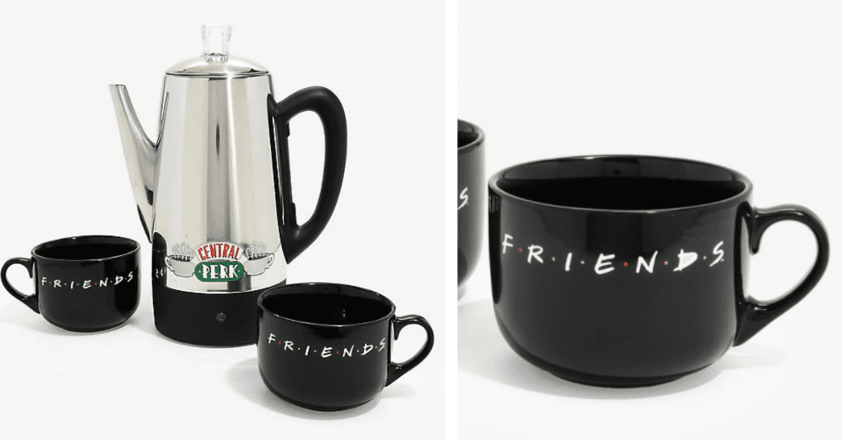 This ‘Friends’ Central Perk Percolator Set Is The Perfect Way To Enjoy Coffee At Home
