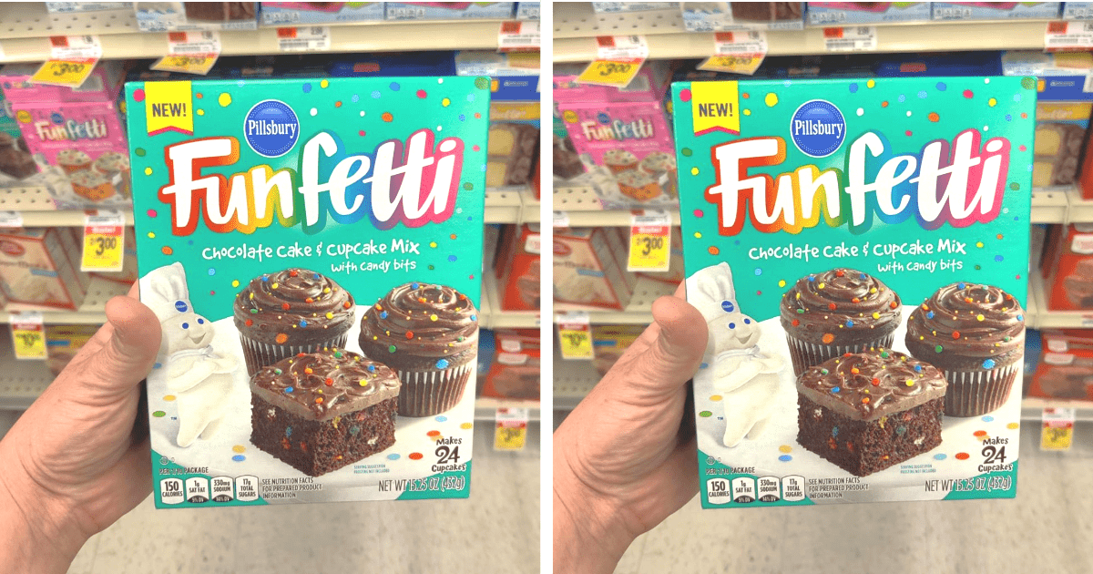 Pillsbury Chocolate Funfetti Cake Mix Now Exists And You Can Just Take All My Money Now