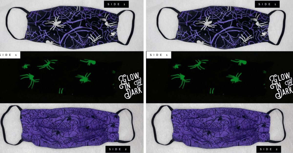You Can Get A Spider Face Mask That Glows In The Dark Just In Time For Halloween