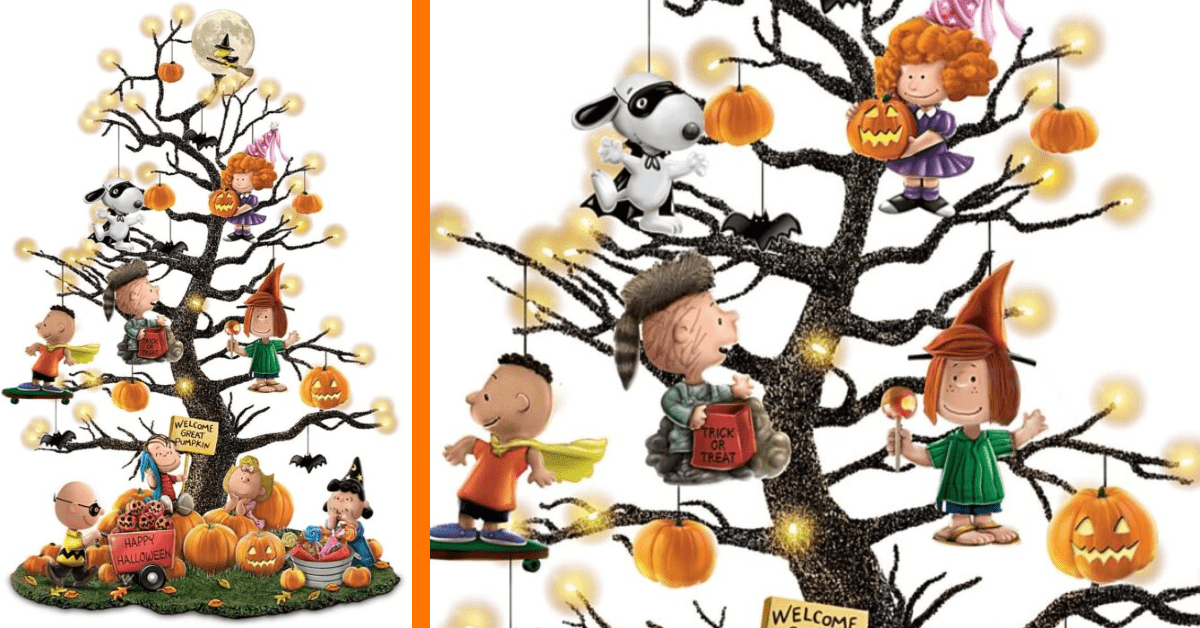 This Great Pumpkin Charlie Brown Tree Is The Perfect Not-So-Scary Decoration For Halloween