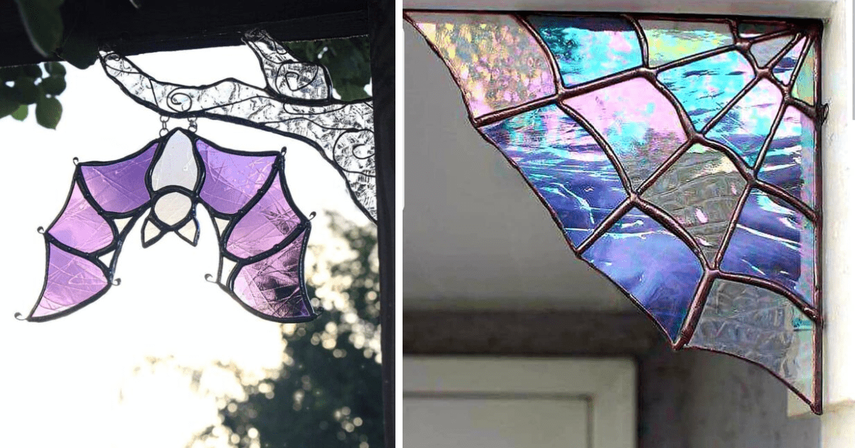 You Can Get Halloween Stained Glass Art That Makes Stunning Decorations For Halloween