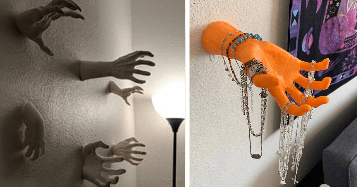 You Can Get Creepy Hands That Mount Onto Your Wall and Look Like They Are Reaching For You