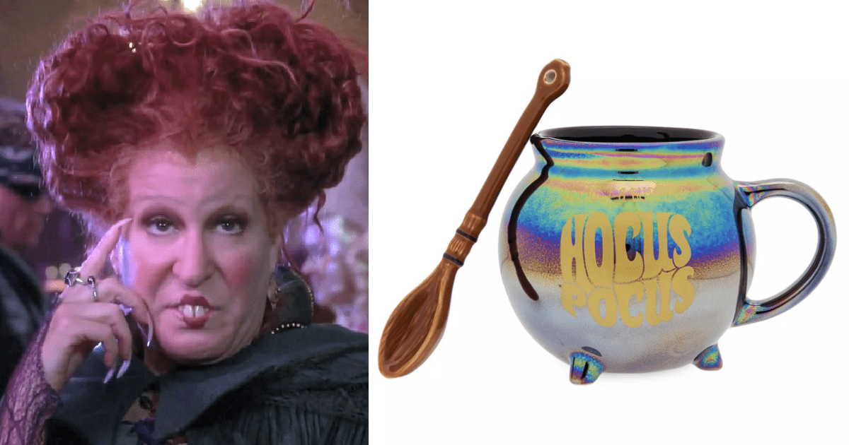 Disney Is Selling A Tie-Dye Hocus Pocus Mug Complete With A Broomstick Spoon