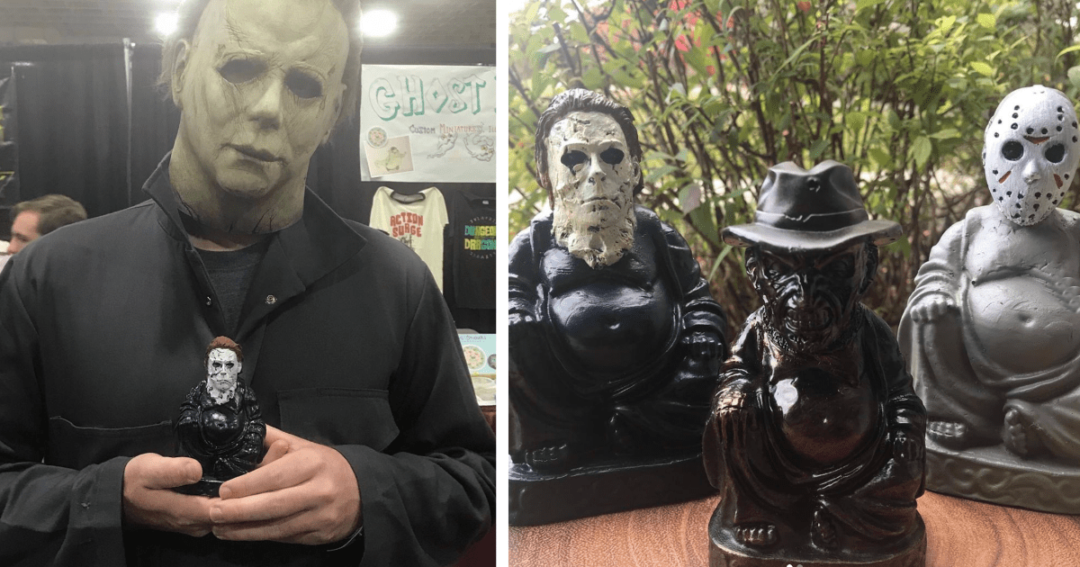 These Horror Movie Buddhas Are Perfect For The Person Who Can’t Get Enough of Halloween