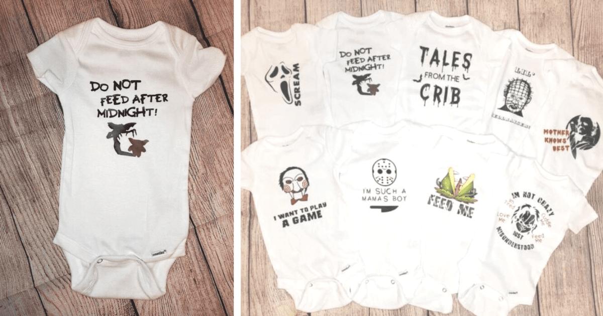 These Horror Themed Onesies Are Perfect For Your Little Nightmare