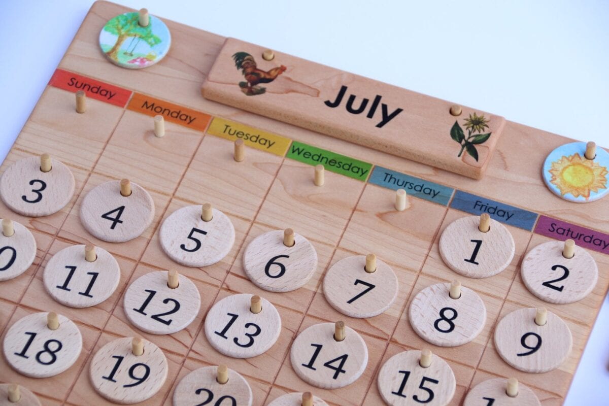 This Calendar Teaches Kids The Phases Of The Moon and Weather and Every ...