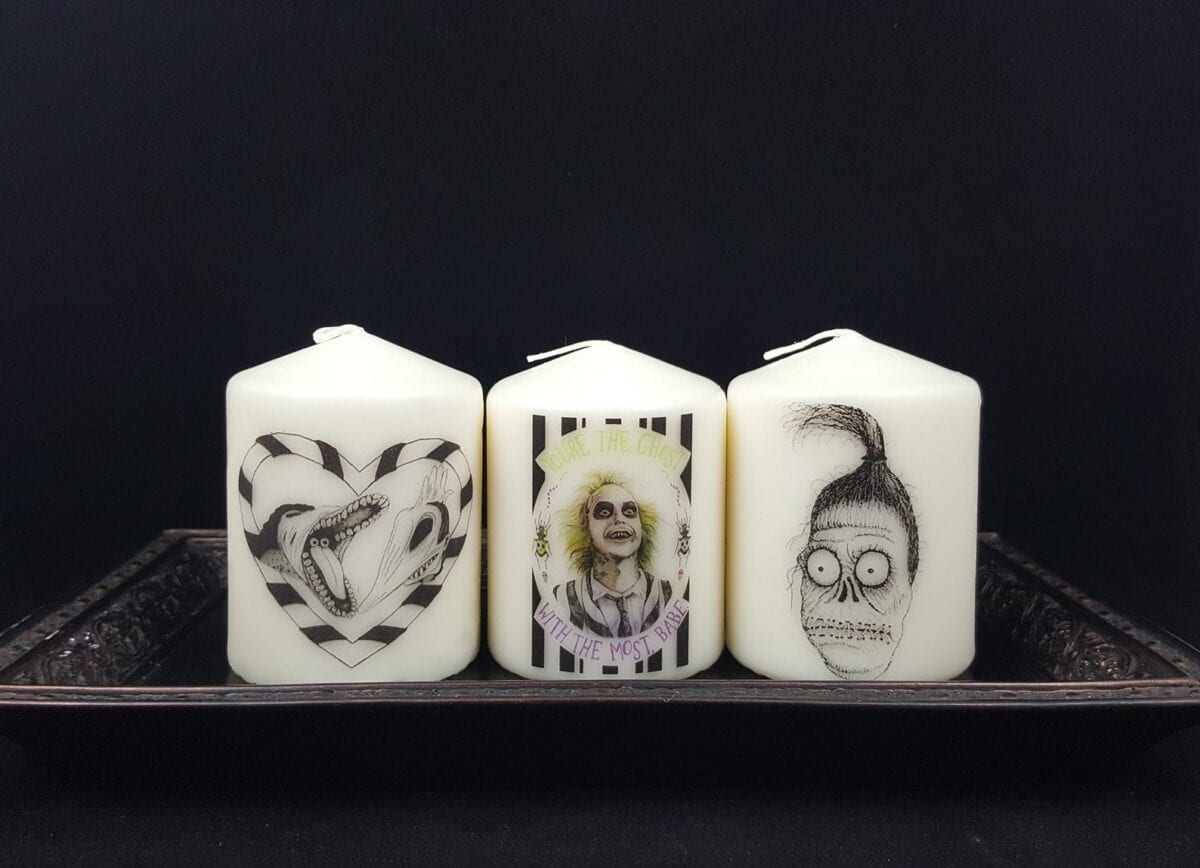 You Can Get Beetlejuice Themed Candles and They Terrifyingly Cool