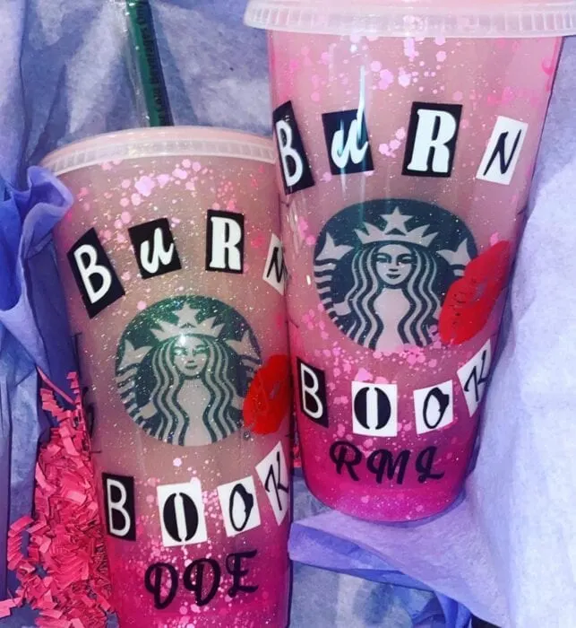 MEAN GIRLS CUP Mean Girls Starbucks Cup Cold Cup Pink Burn Book 