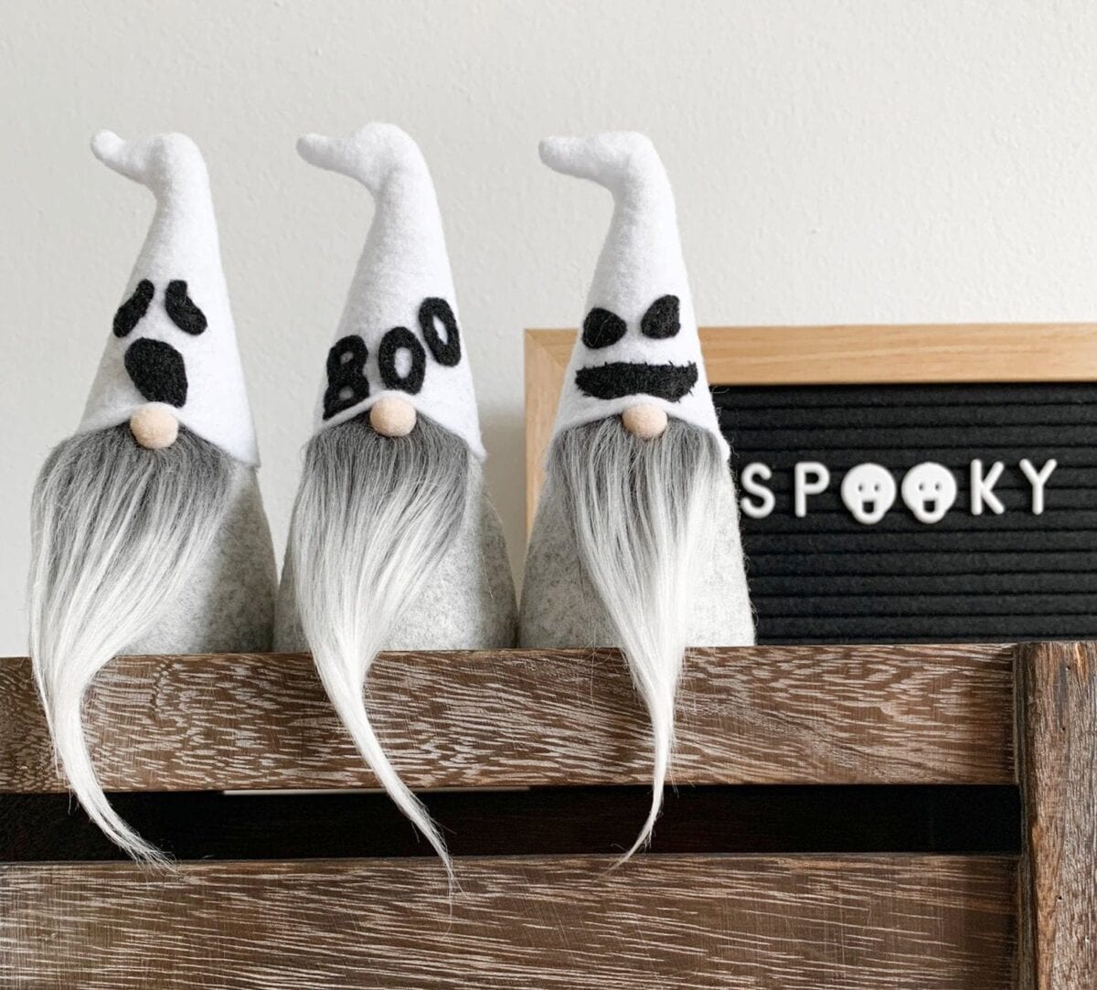 These Ghost Gnomes Make Adorable Halloween Decorations