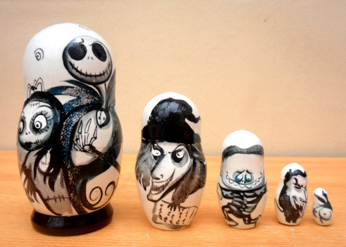 These Nightmare Before Christmas Russian Nesting Dolls Are Simply Meant To Be Mine