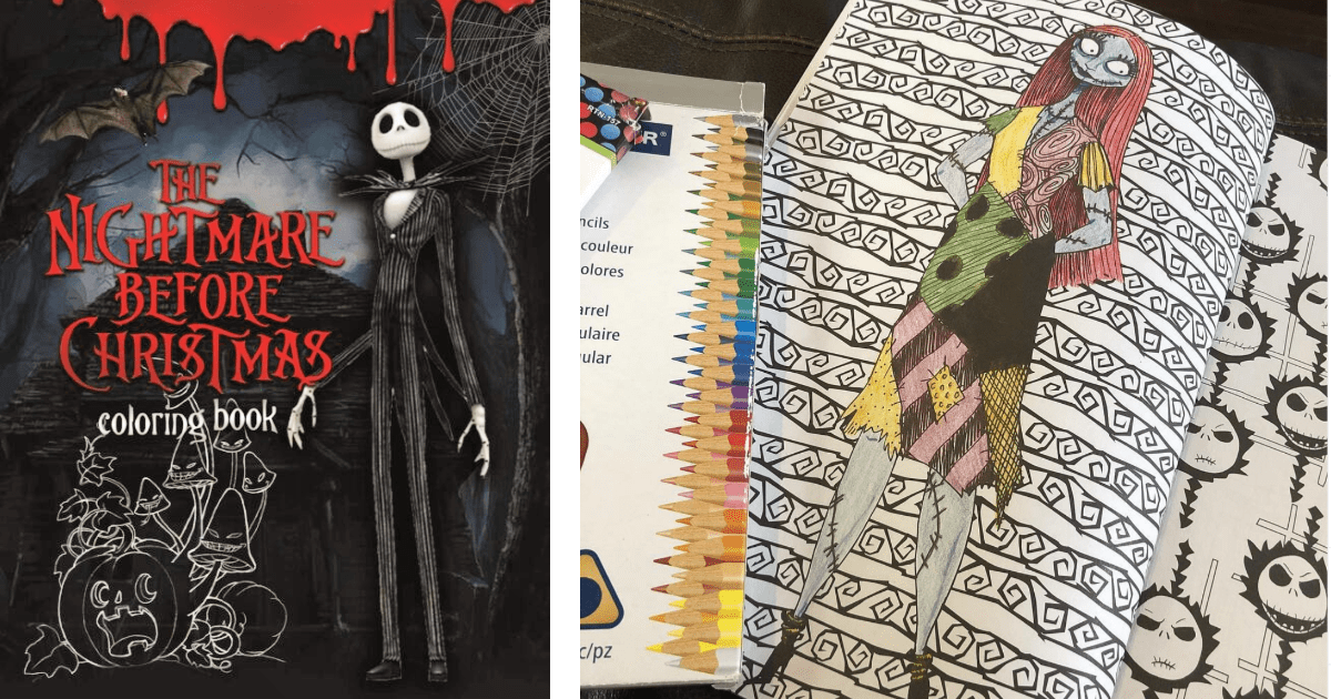 This Nightmare Before Christmas Coloring Book Is Simply Meant To Be Mine