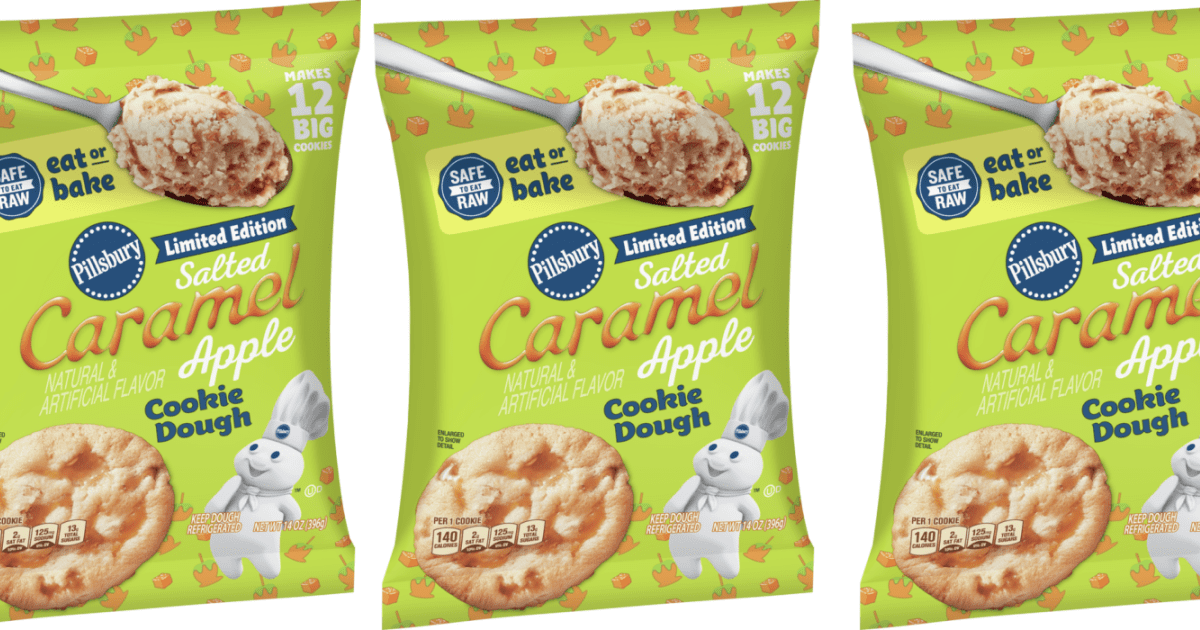 Pillsbury Has Salted Caramel Apple Cookie Dough That Is Safe To Eat Raw