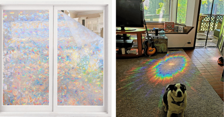 These Window Curtains Cast Rainbows Throughout The House When The Sun Hits and I Need Them