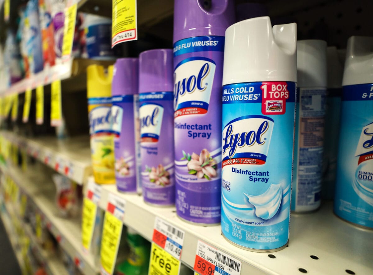 Can’t Find Lysol Disinfectant Spray? Here Are Some Alternatives You Can Get Online