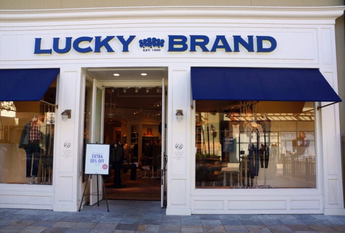 Lucky Brand Has Filed For Bankruptcy. Here's The List Of Stores