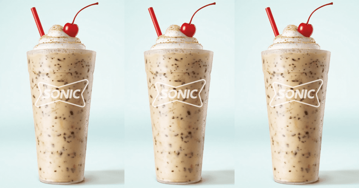 Sonic Is Releasing A S’mores Milkshake Topped With Marshmallow Whipped Cream and Graham Cracker Shavings