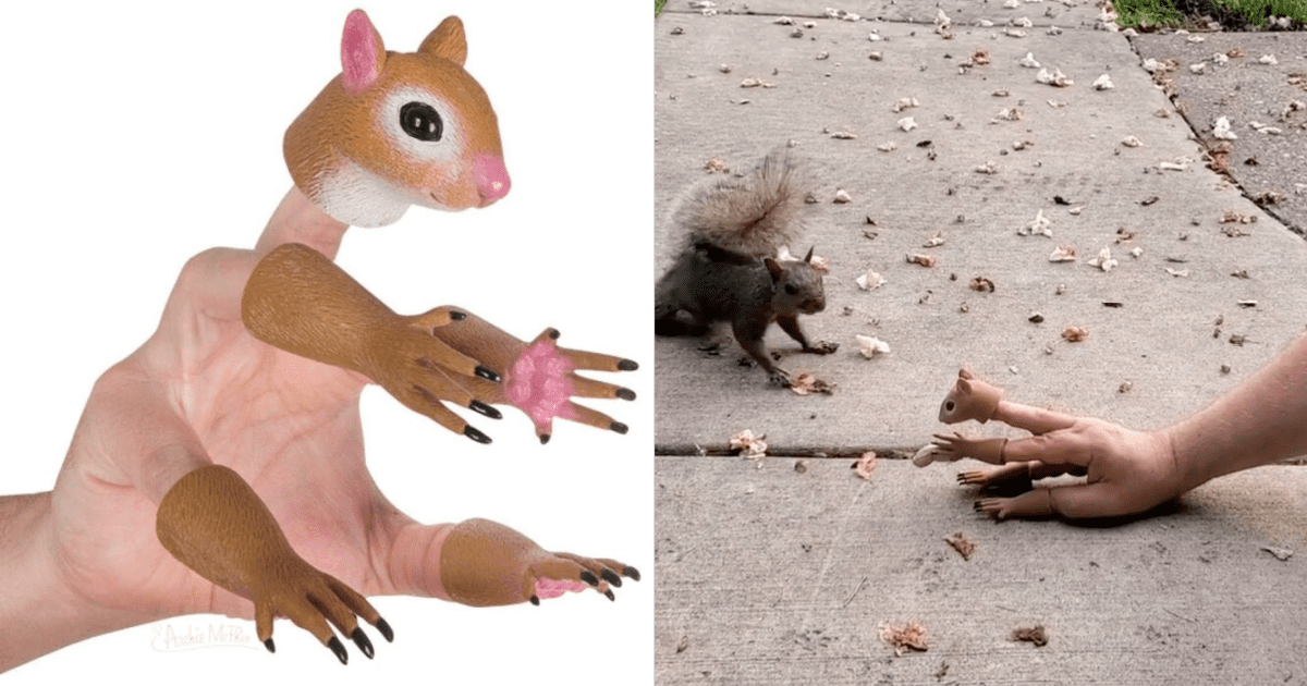 You Can Get A Squirrel Hand Puppet Because, Why Not?