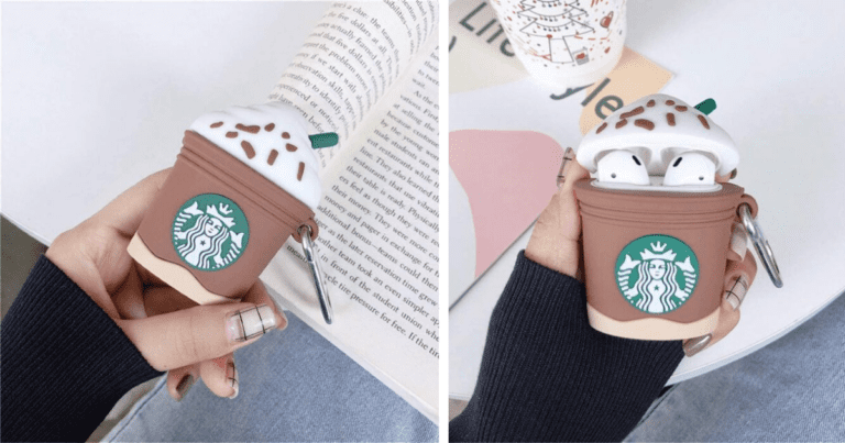 Amazon Is Selling An $11  Starbucks Frappuccino Airpod Case And It Looks Just Like My Favorite Drink