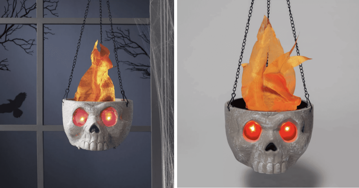 Target Is Selling A $20 Hanging Skull Sconce and I Need One For Halloween