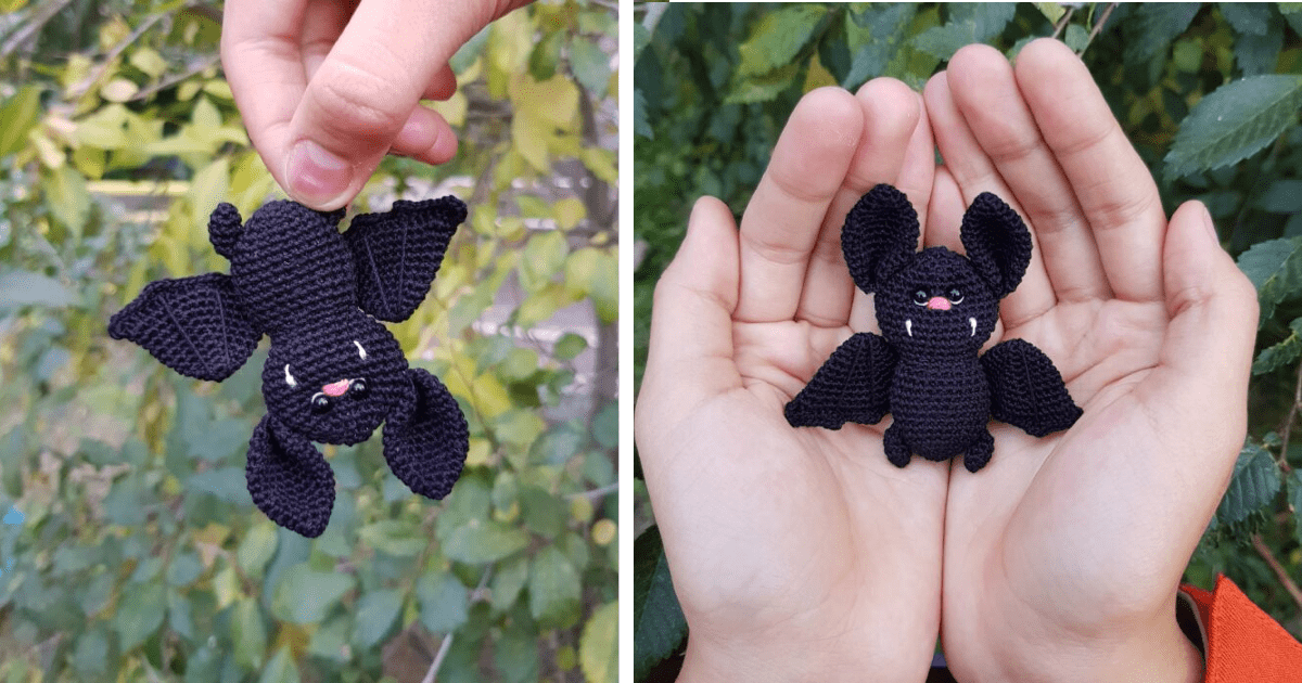 You Can Crochet A Tiny Baby Bat and It Is Adorable
