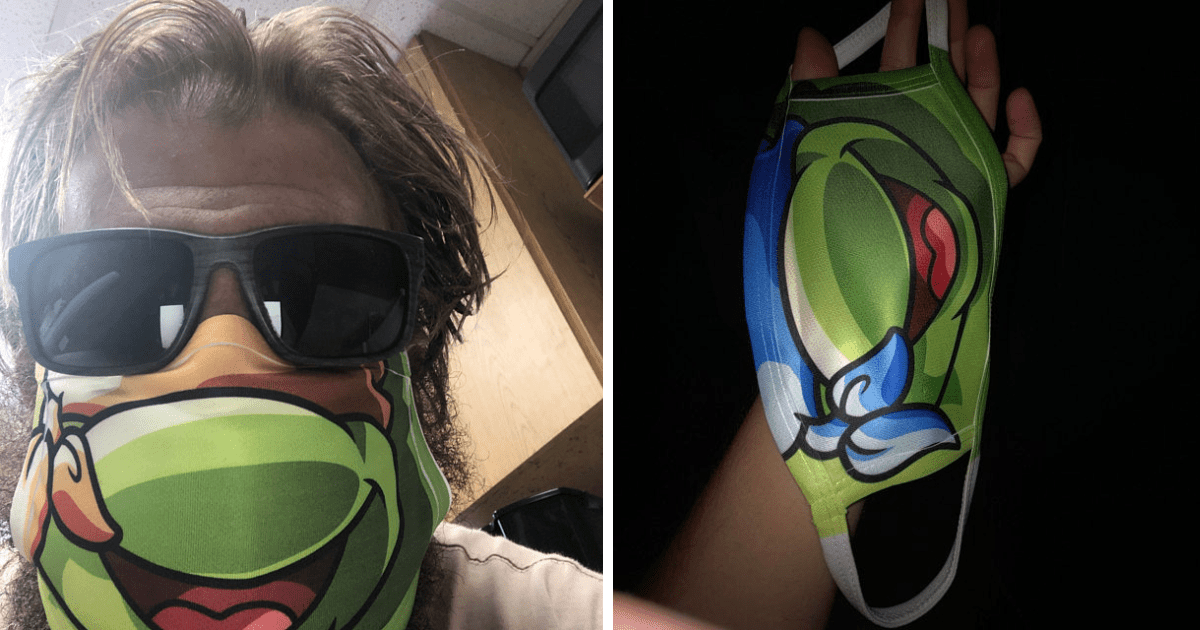 You Can Get Face Masks That Turn You Into A Teenage Mutant Ninja Turtle