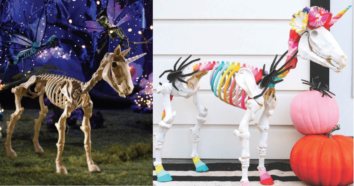 You Can Get A Life-Size Unicorn Skeleton Complete With A Glitter Horn