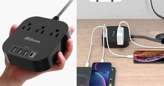 This 7-In-1 Power Strip Allows You To Charge All Your Devices At Once and I Need It
