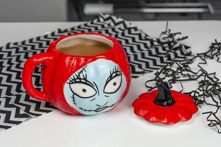 You Can Get A Pumpkin-Shaped Sally Mug Complete With A Lid and I Need One