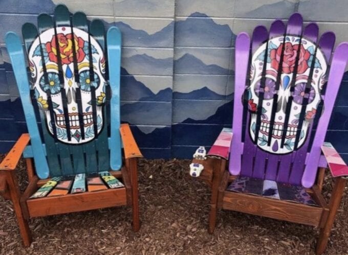 These Sugar Skull Chairs Are The Perfect Way To Lounge For Fall