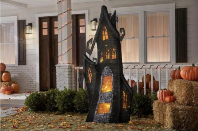 Home Depot Is Selling A 6-Foot Haunted House For Your Yard And It Even Lights Up