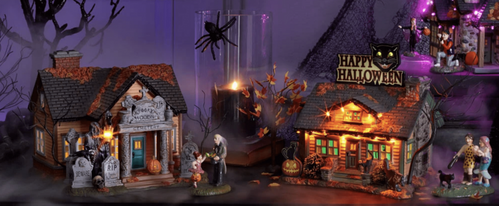 Amazon Is Selling An Entire Halloween Village That’ll Bring Spooky Vibes To Your Home