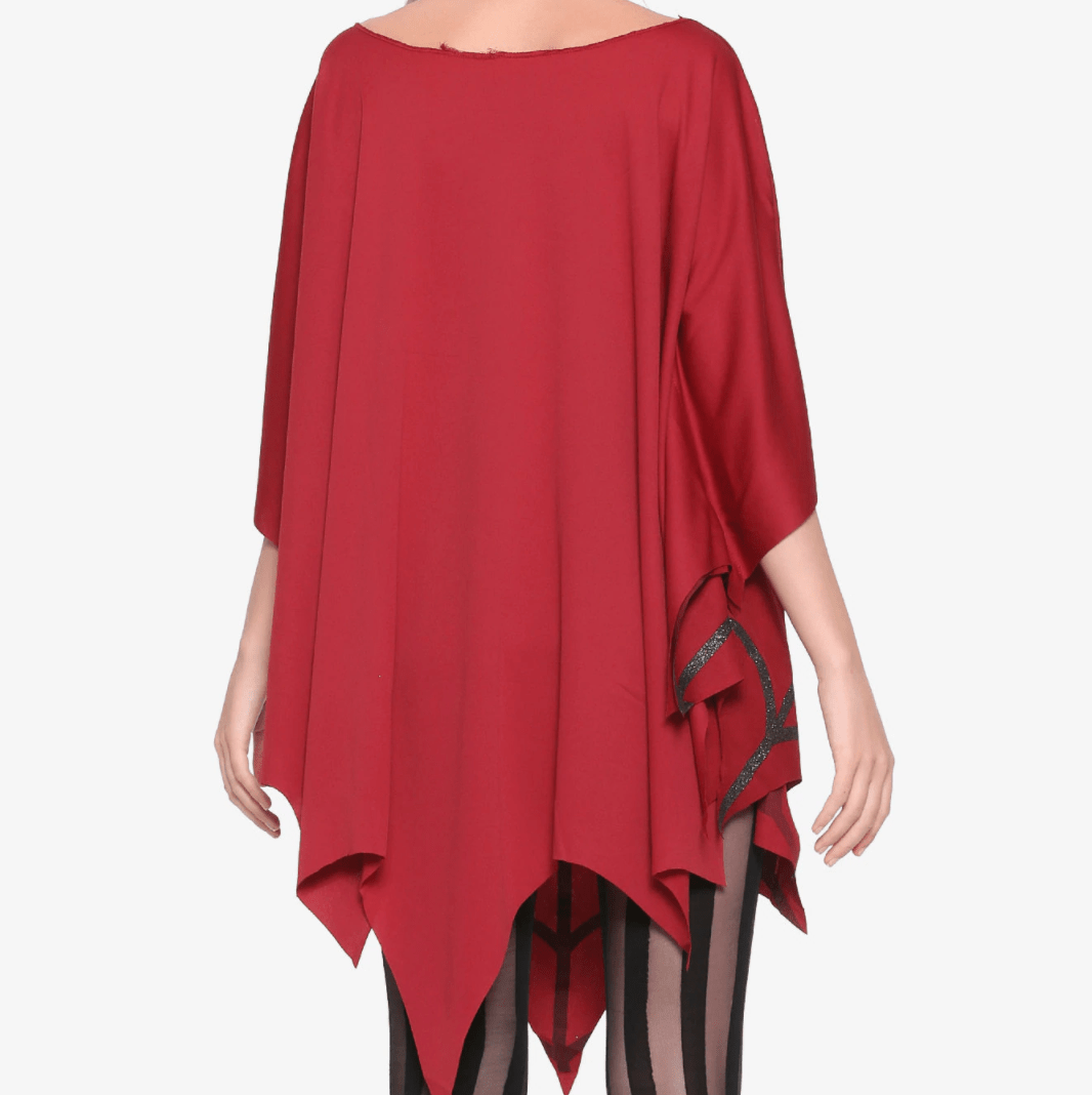 You Can Get A Red Spider Web Poncho That Is Covered In Glitter For That ...