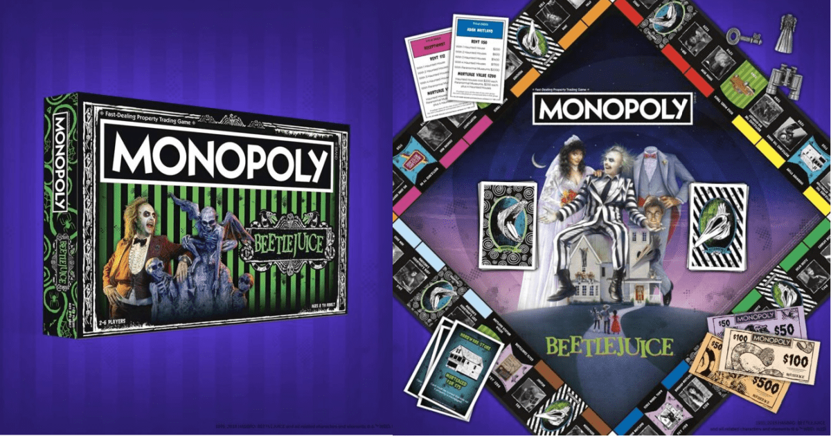 There Is A Beetlejuice Version Of Monopoly And Now It Feels Like Halloween