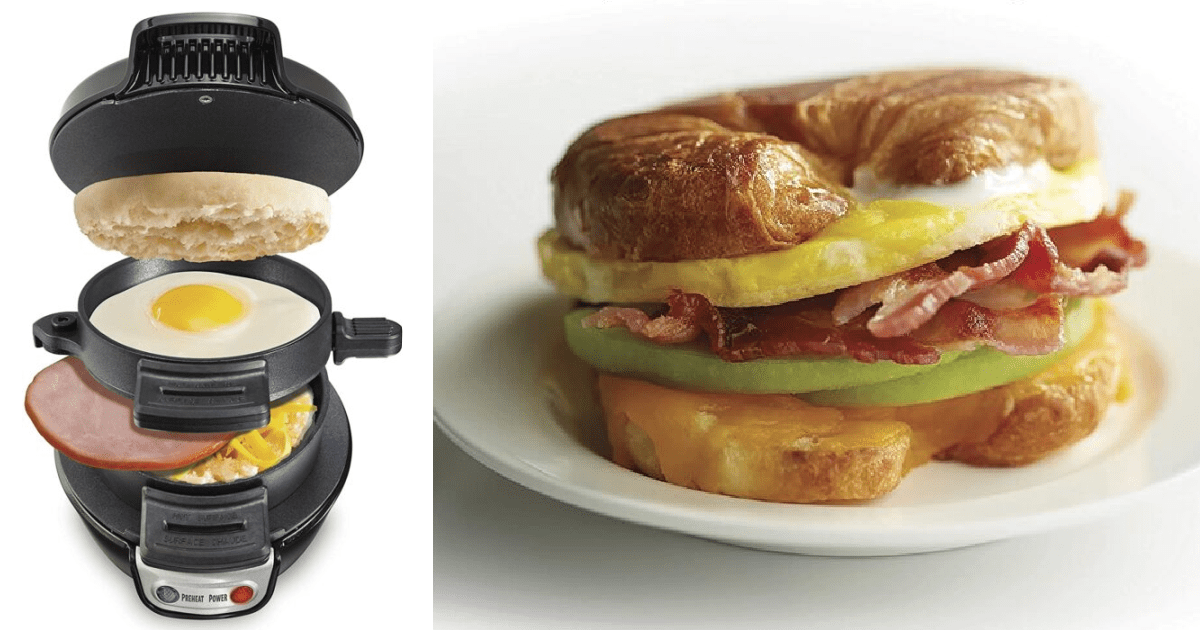 This Breakfast Sandwich Maker Makes Breakfast In 10 Minutes Or