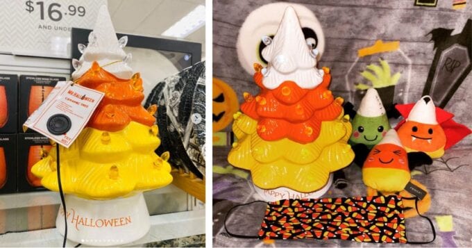 Home Goods Is Selling A Ceramic Candy Corn Halloween Tree That Lights Up And I Need It
