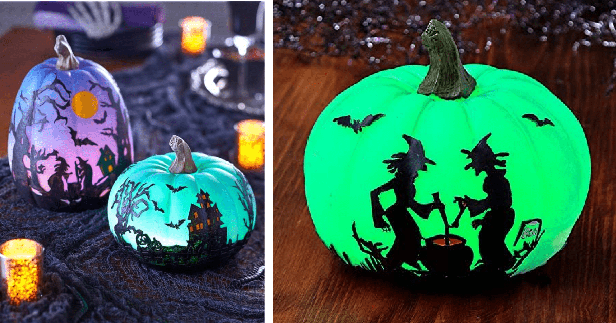 These Color-Changing Pumpkins Are The Perfect Way To Light Up The Night This Halloween
