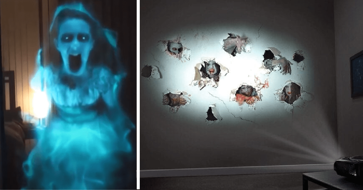 You Can Get A Projector That Displays Terrifying Digital Halloween Decorations and It’s What Nightmares Are Made Of